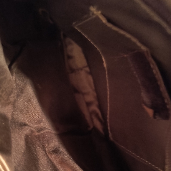 The Trend Croc-Embossed dark brown Leather Crossbody Bag, Made In Italy - Picture 4 of 4